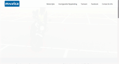 Desktop Screenshot of motorrijschool.movica.nl